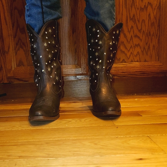 Womens Light up cowboy boots - Picture 3 of 8